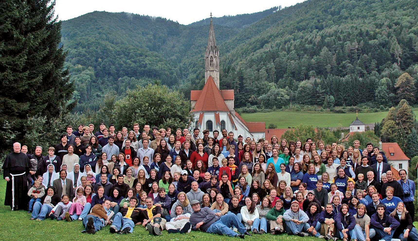 2005 study abroad community in Gaming, Austria.