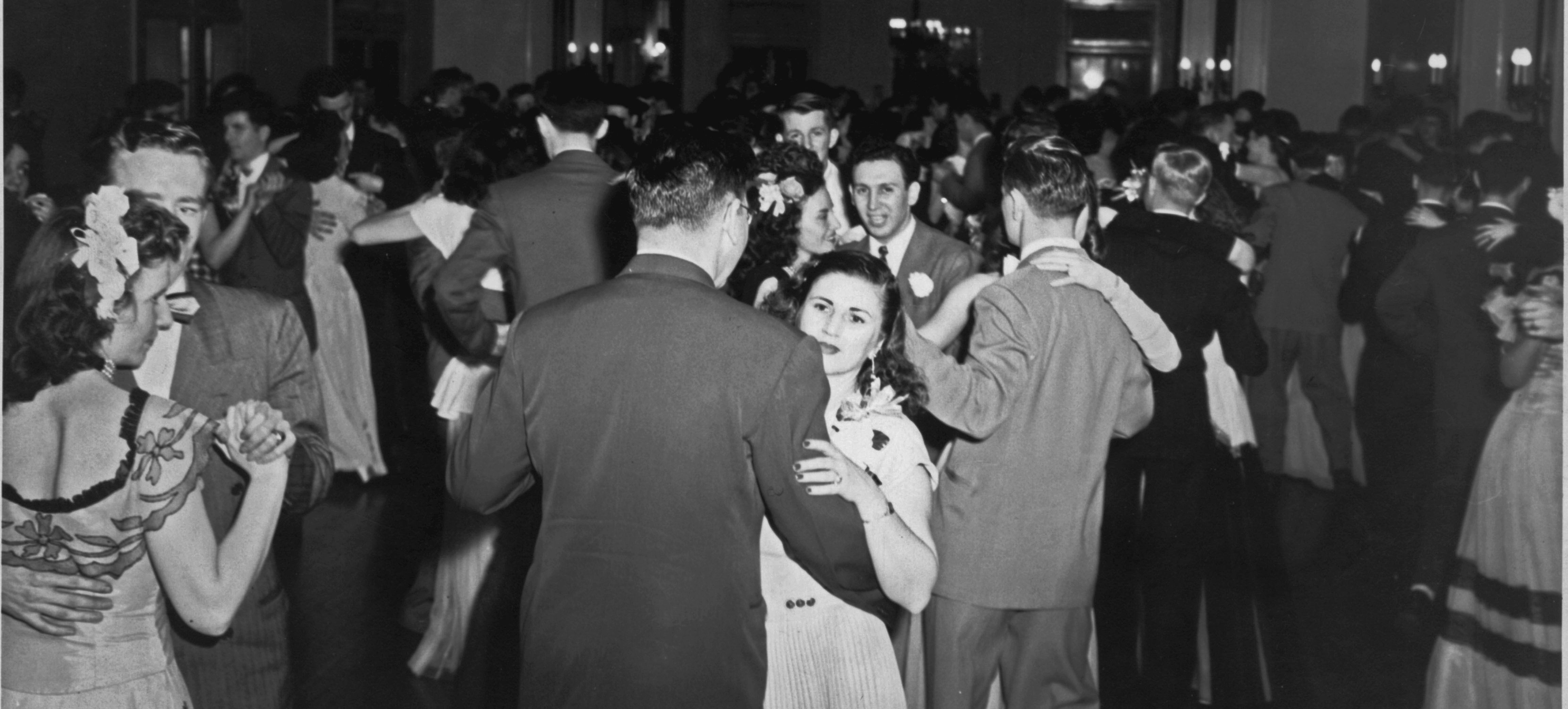 Dancing the night away in the ’50s.